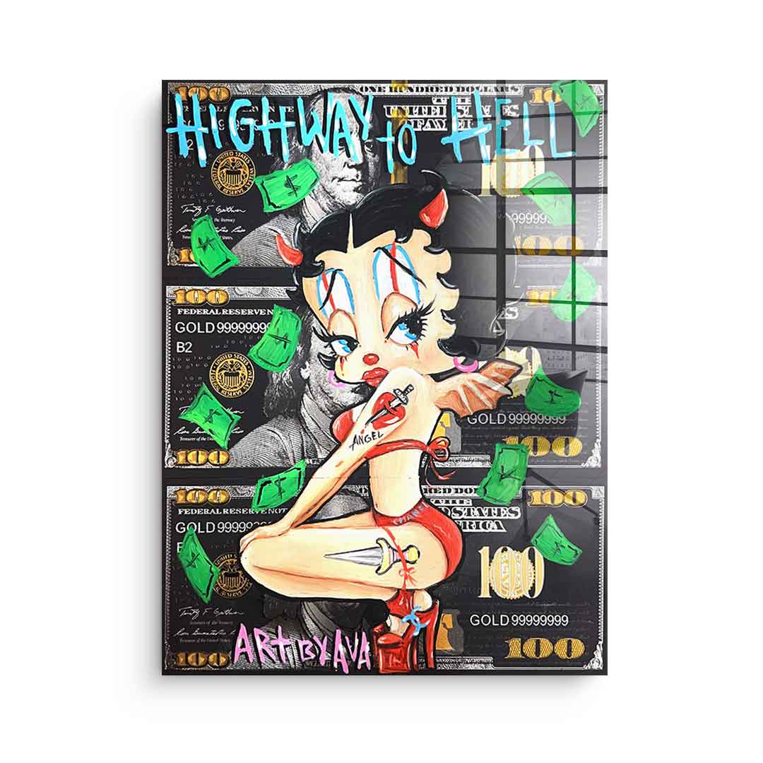 Highway to Hell - Acrylglas