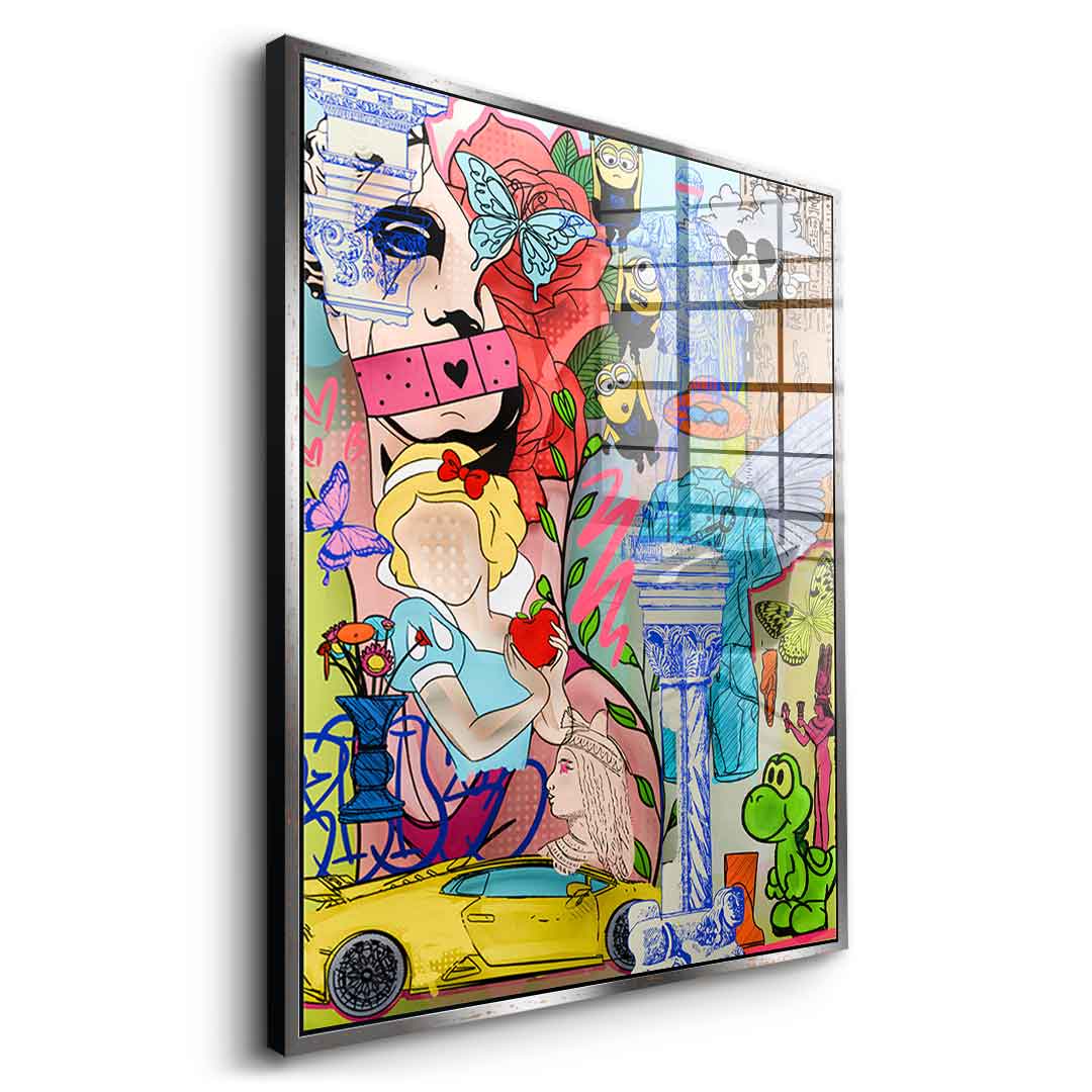 History and Hype - acrylic glass