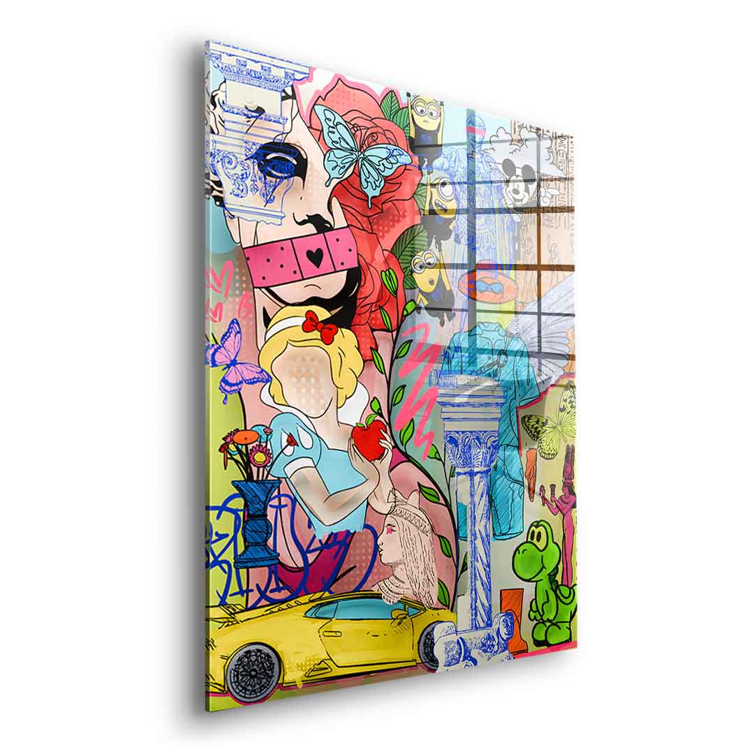 History and Hype - acrylic glass