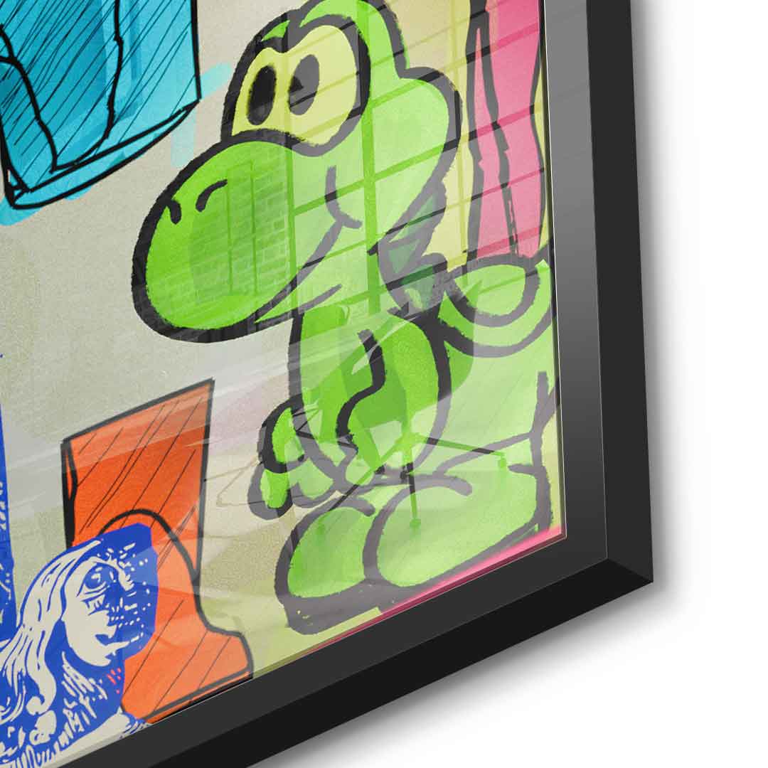 History and Hype - acrylic glass