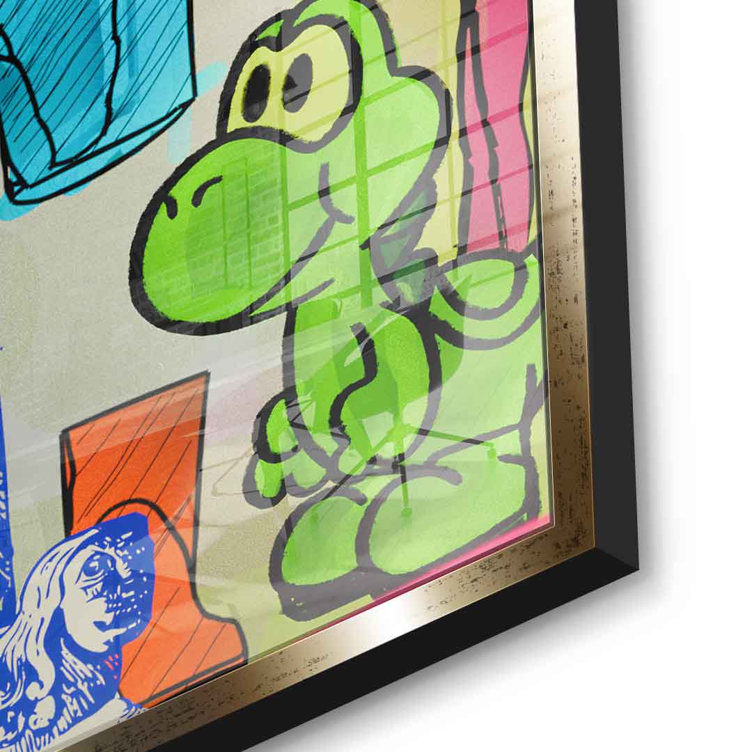 History and Hype - acrylic glass