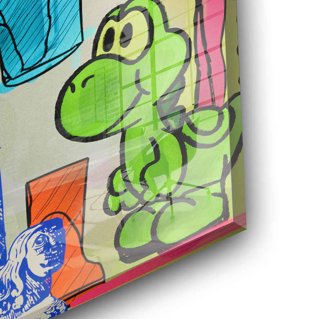 History and Hype - acrylic glass