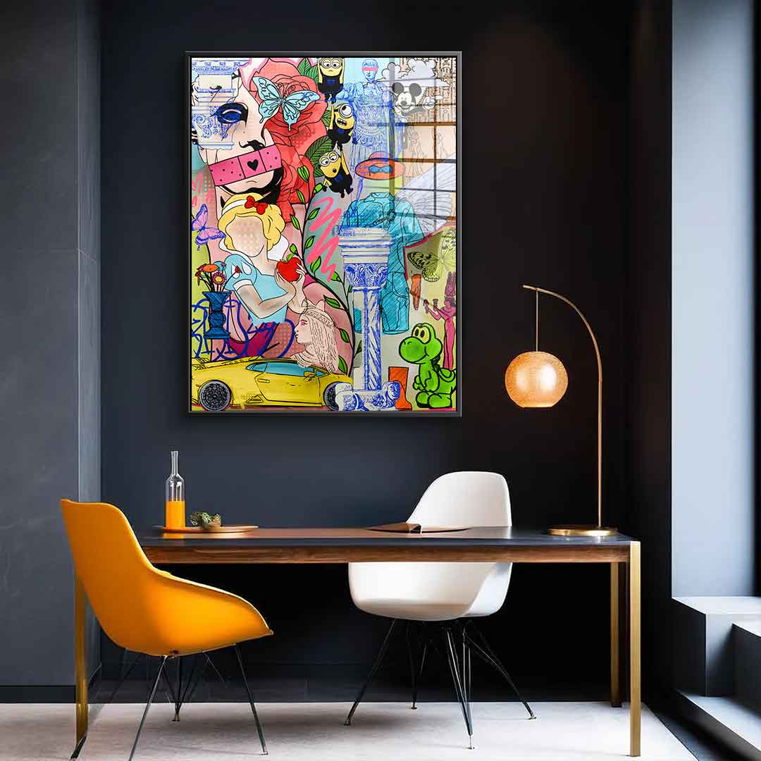 History and Hype - acrylic glass