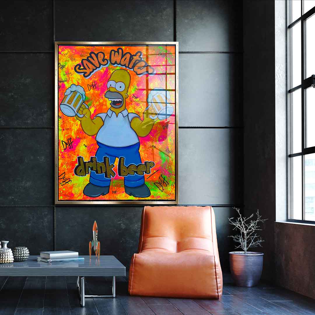 Save Water Drink Beer - Acrylglas