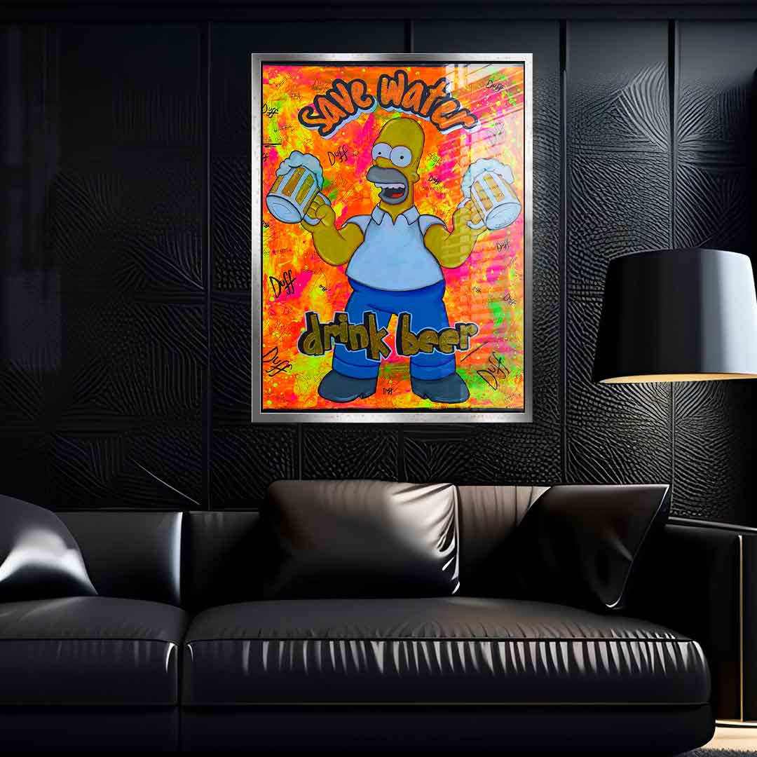 Save Water Drink Beer - Acrylglas