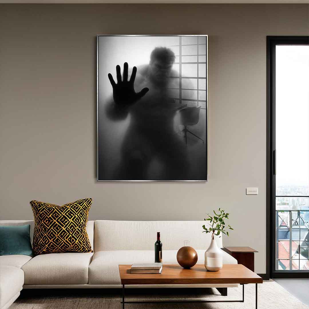 Hulk's Silhouette - Acrylglas