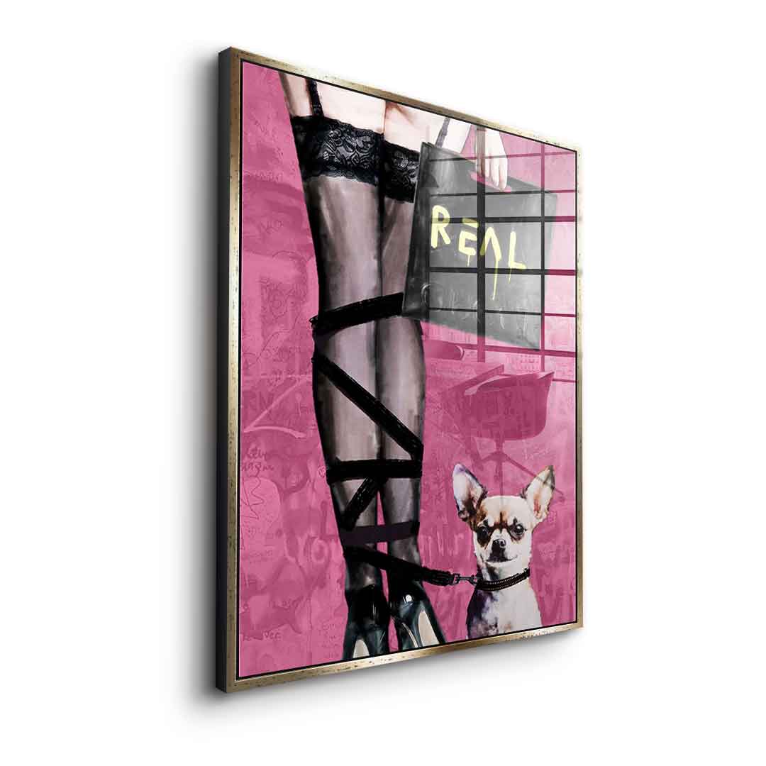 Strappy Stiletto - Acrylglas