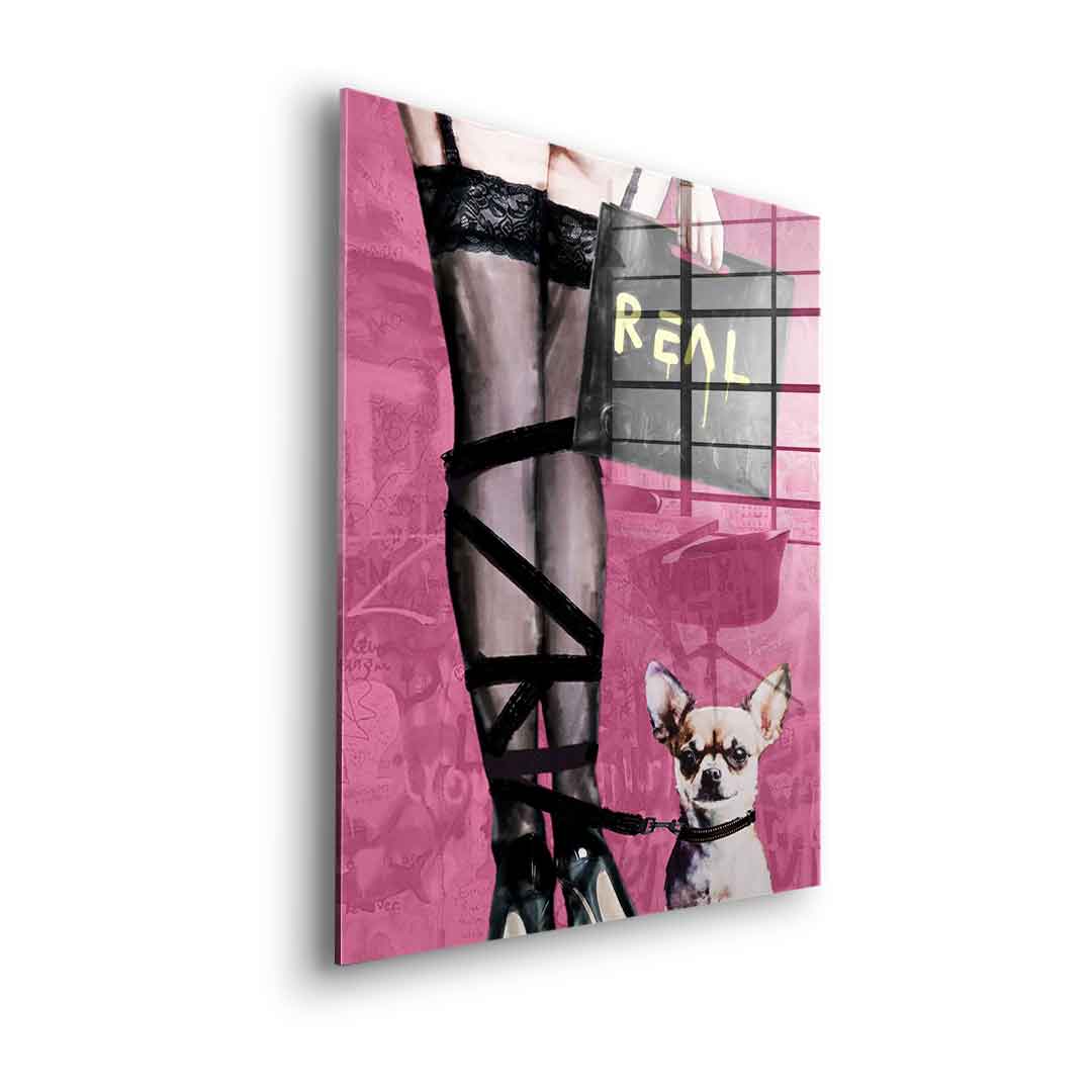 Strappy Stiletto - Acrylglas