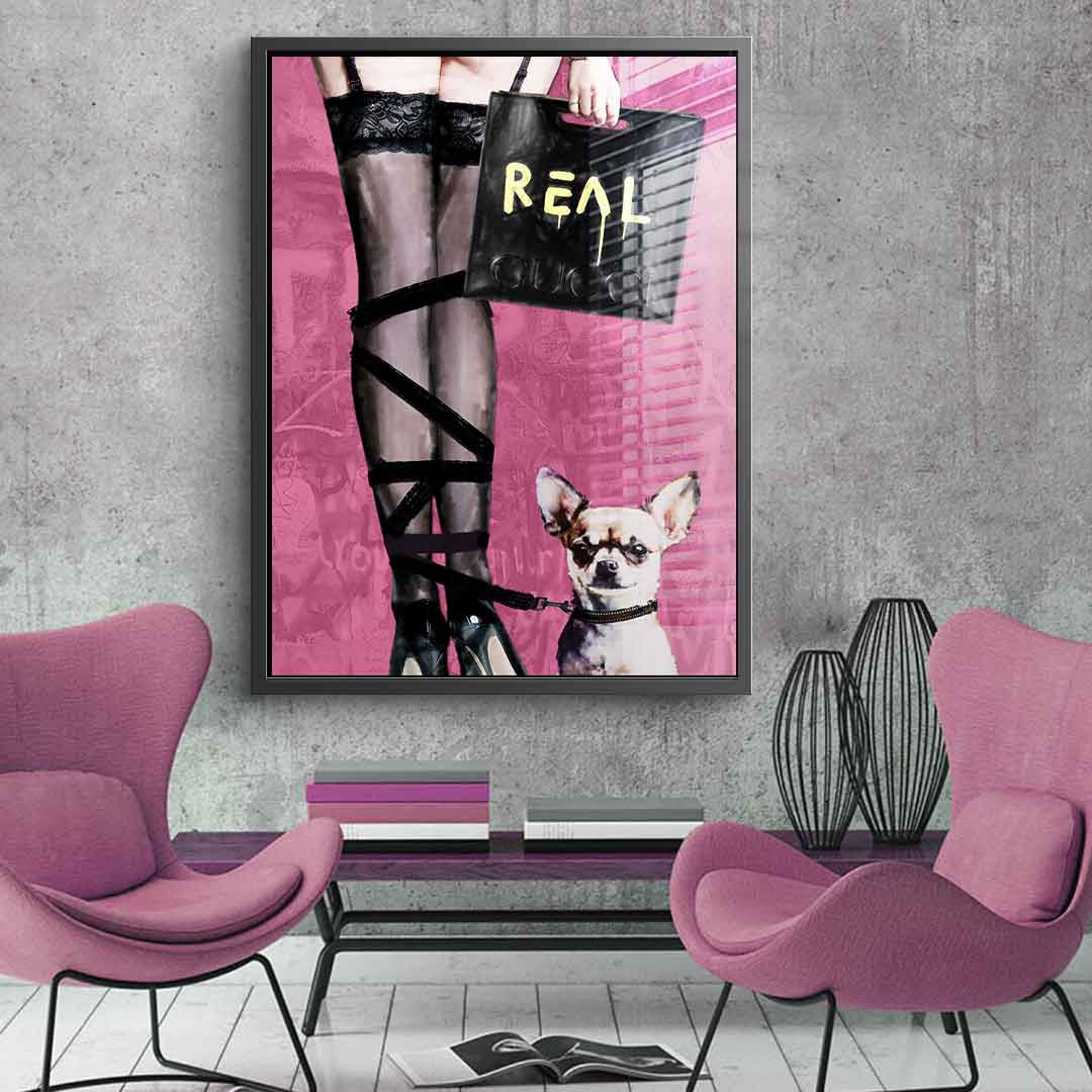 Strappy Stiletto - Acrylglas