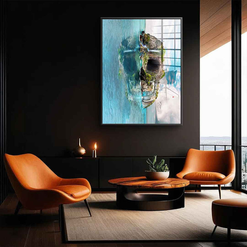 Island Skull - Acrylglas