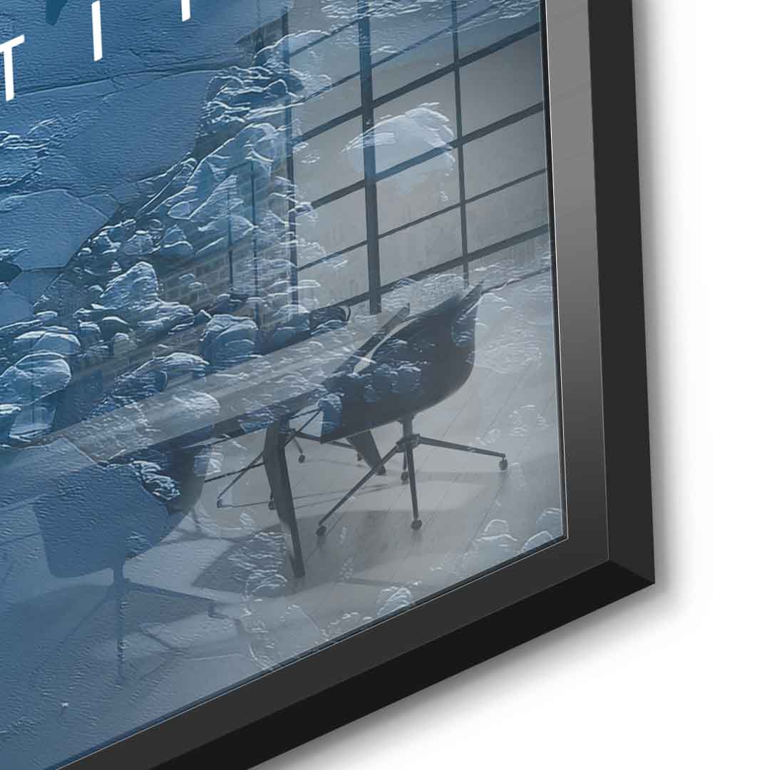Isolation Builds Identity - Acrylglas
