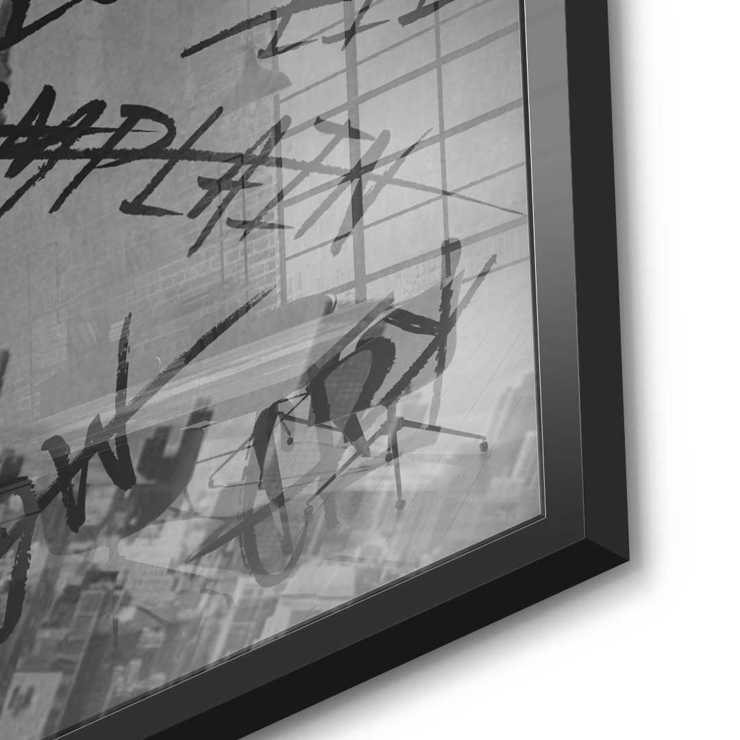 I wants still rise - acrylic glass