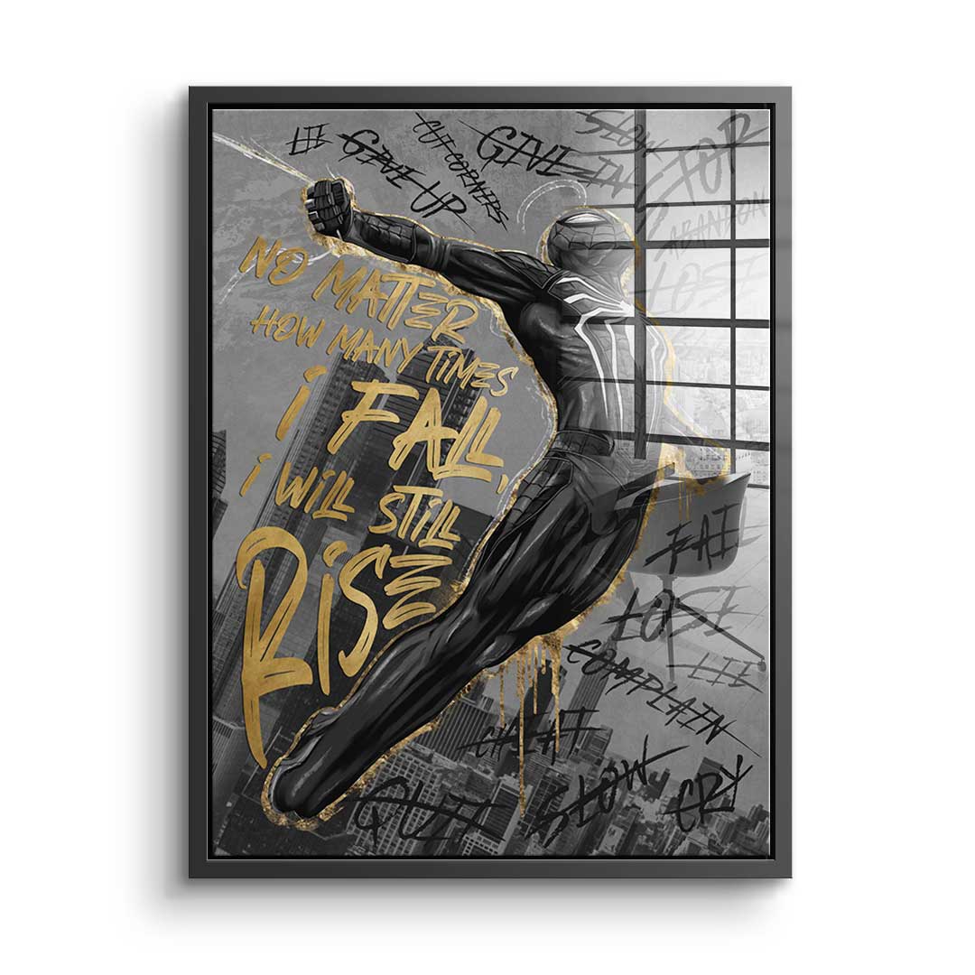 I wants still Rise - gold leaf