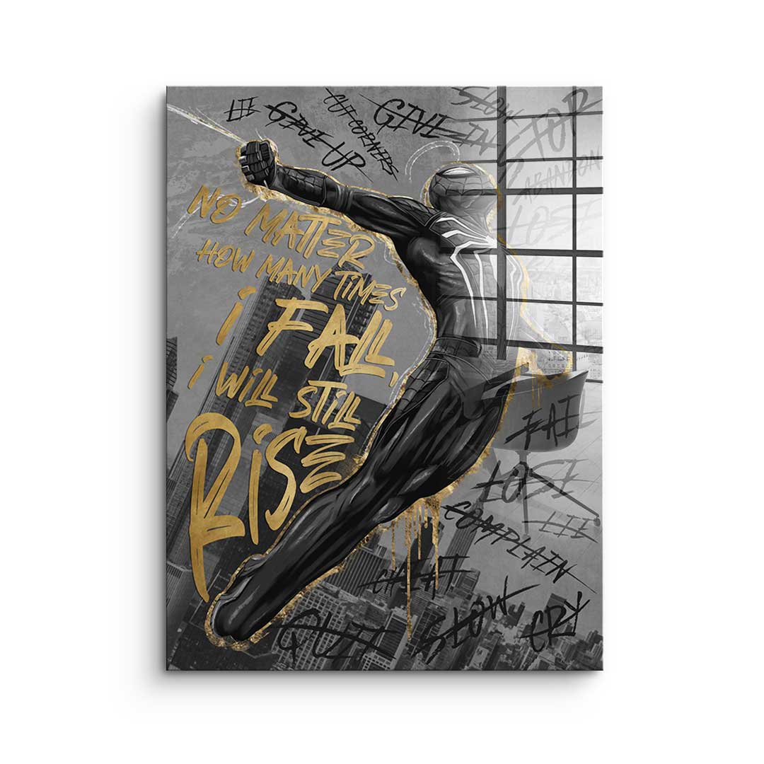 I wants still Rise - gold leaf