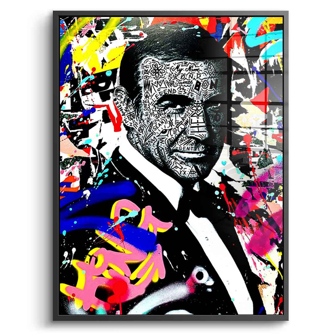 My name is bond XL - acrylic glass