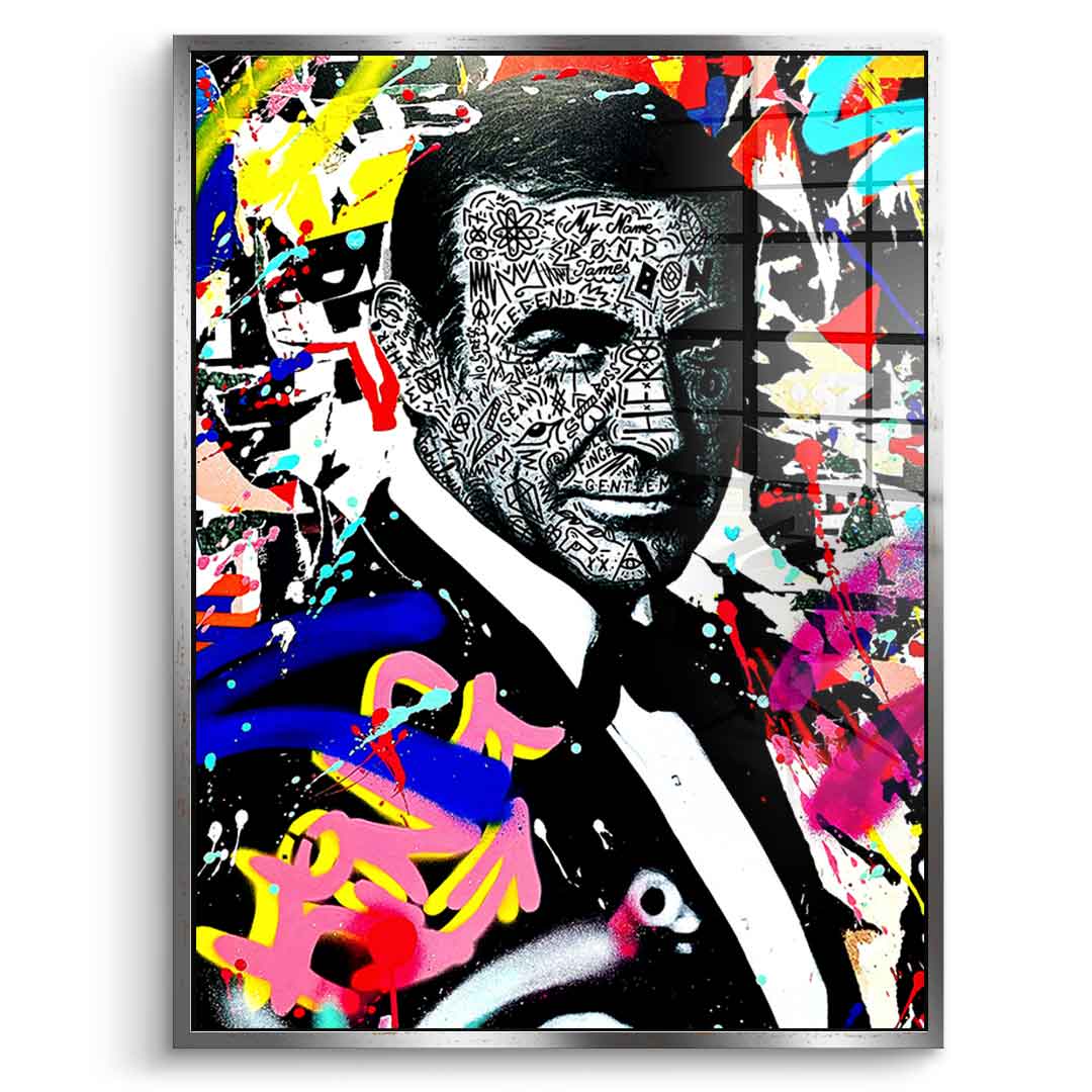My name is bond XL - acrylic glass