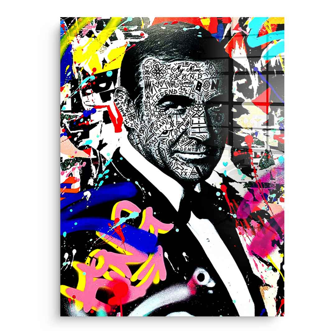 My name is bond XL - acrylic glass
