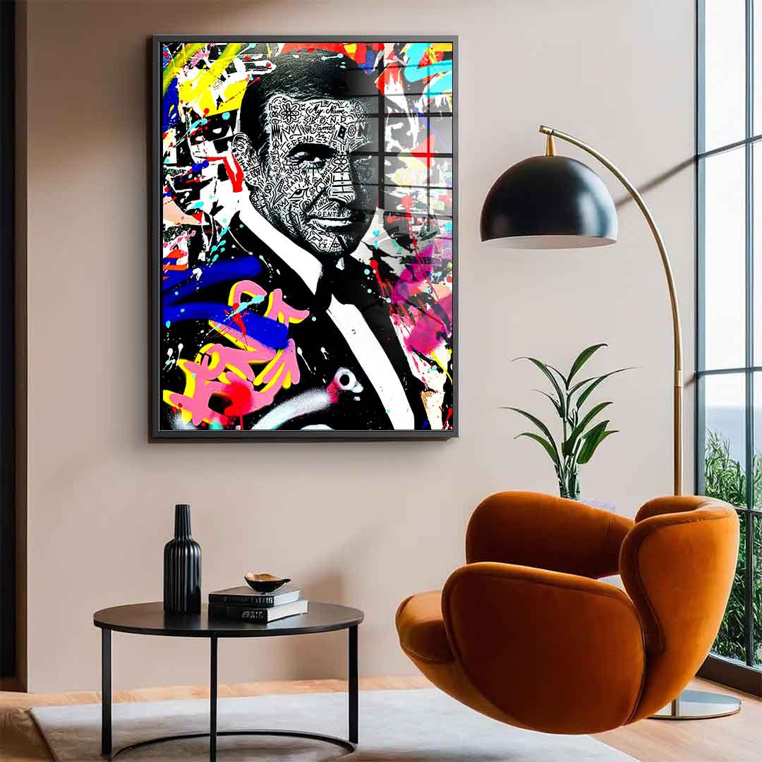 My name is bond XL - acrylic glass