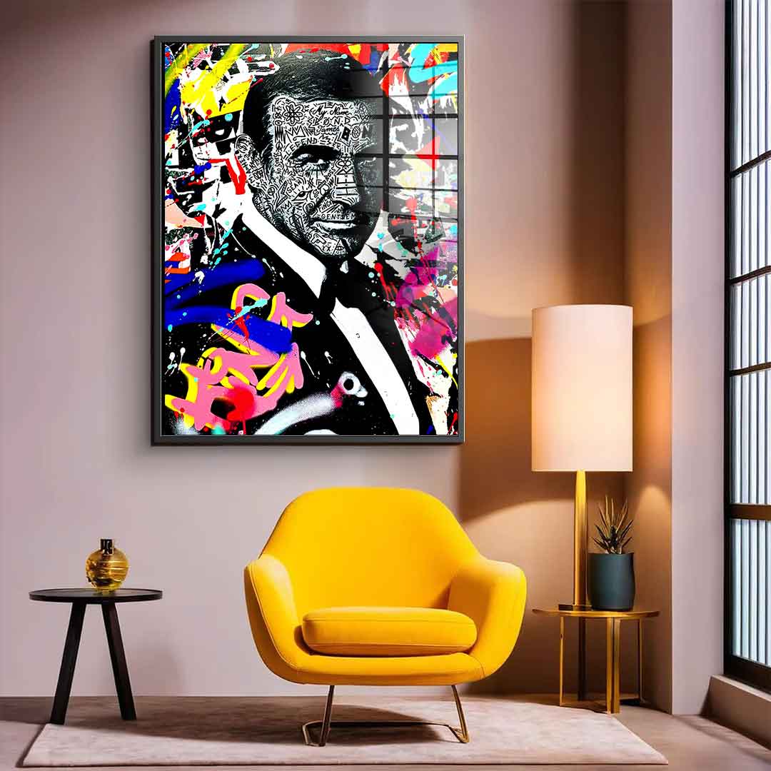 My name is bond XL - acrylic glass