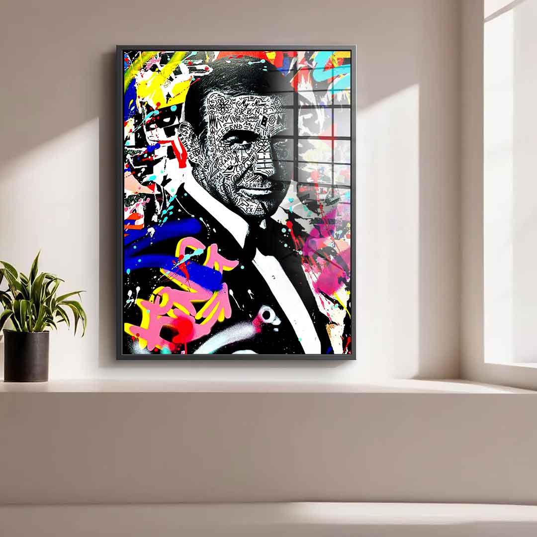My name is bond XL - acrylic glass