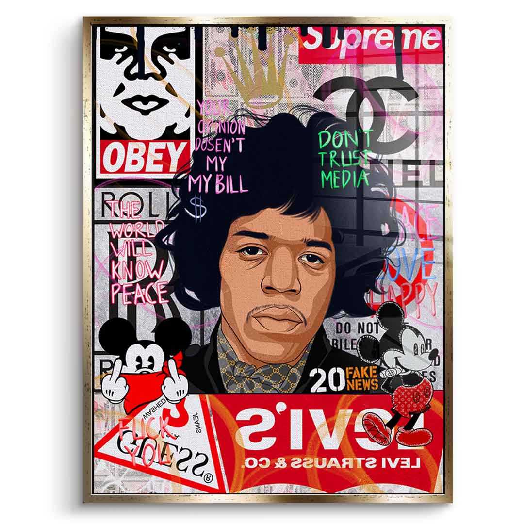 Jimmy Hendrix - Acrylglas
