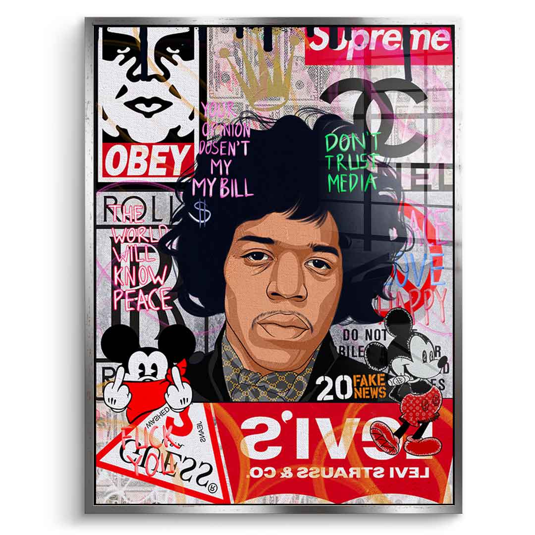 Jimmy Hendrix - Acrylglas