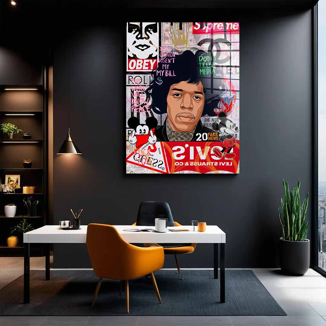 Jimmy Hendrix - Acrylglas