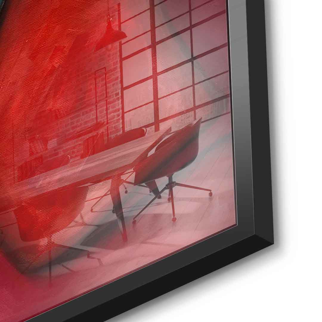 Chaos portrait - acrylic glass