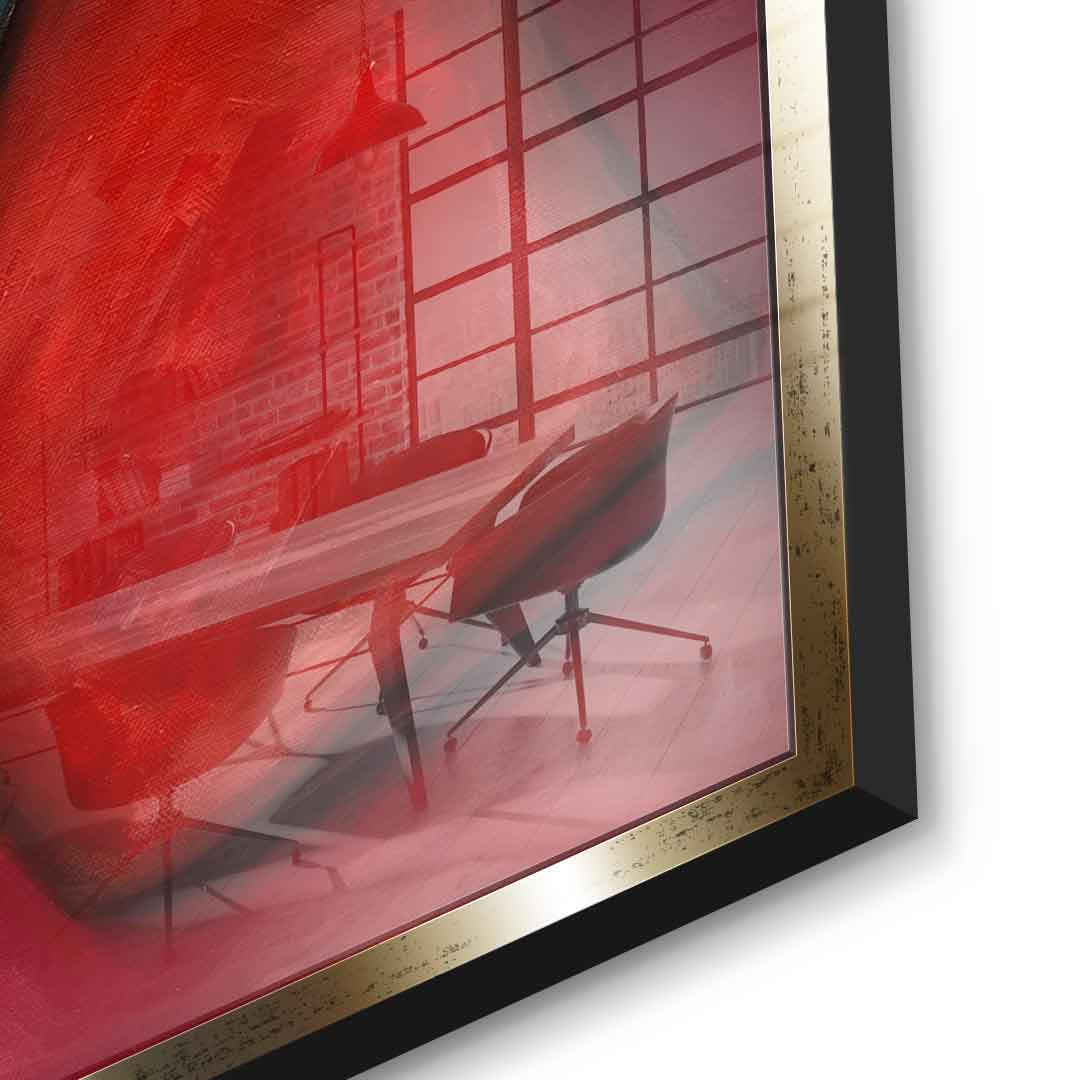Chaos portrait - acrylic glass
