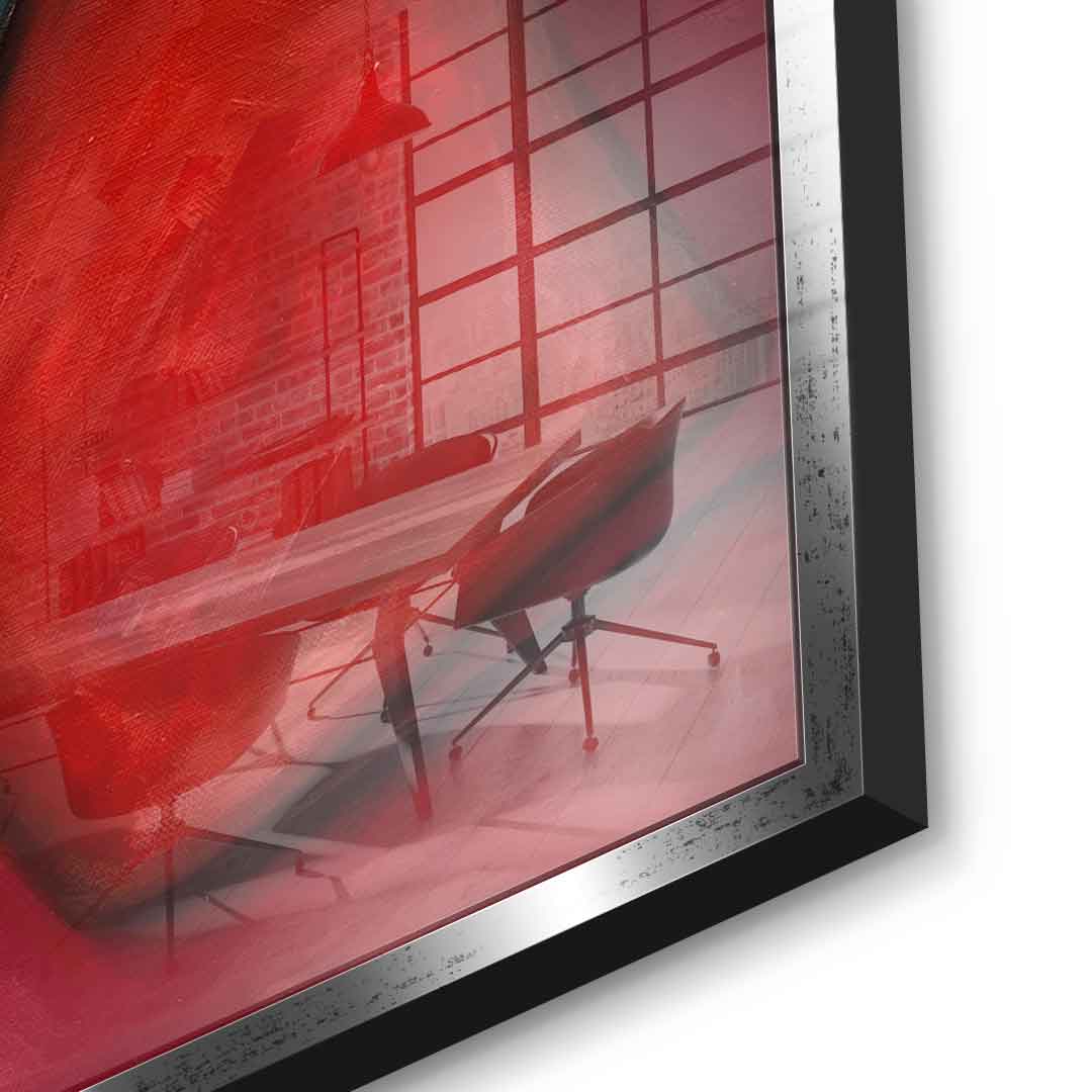 Chaos portrait - acrylic glass