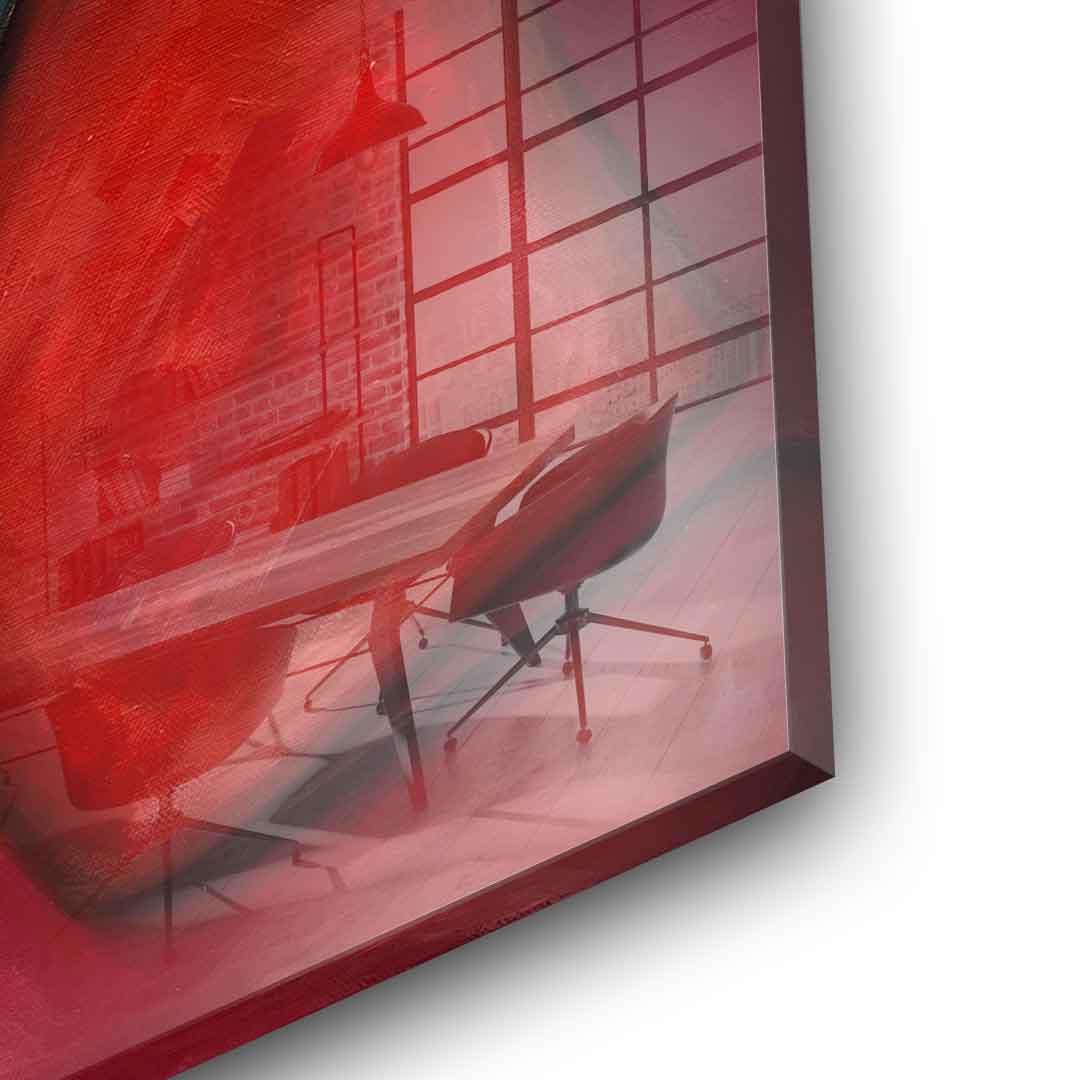 Chaos portrait - acrylic glass