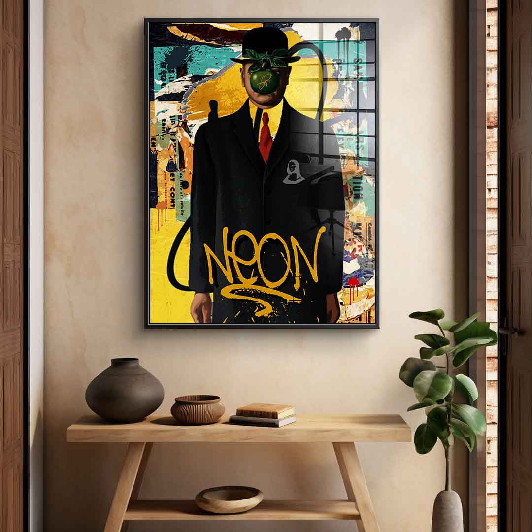 KINETIC 4 - STREETY MAGRITTE - Acrylglas