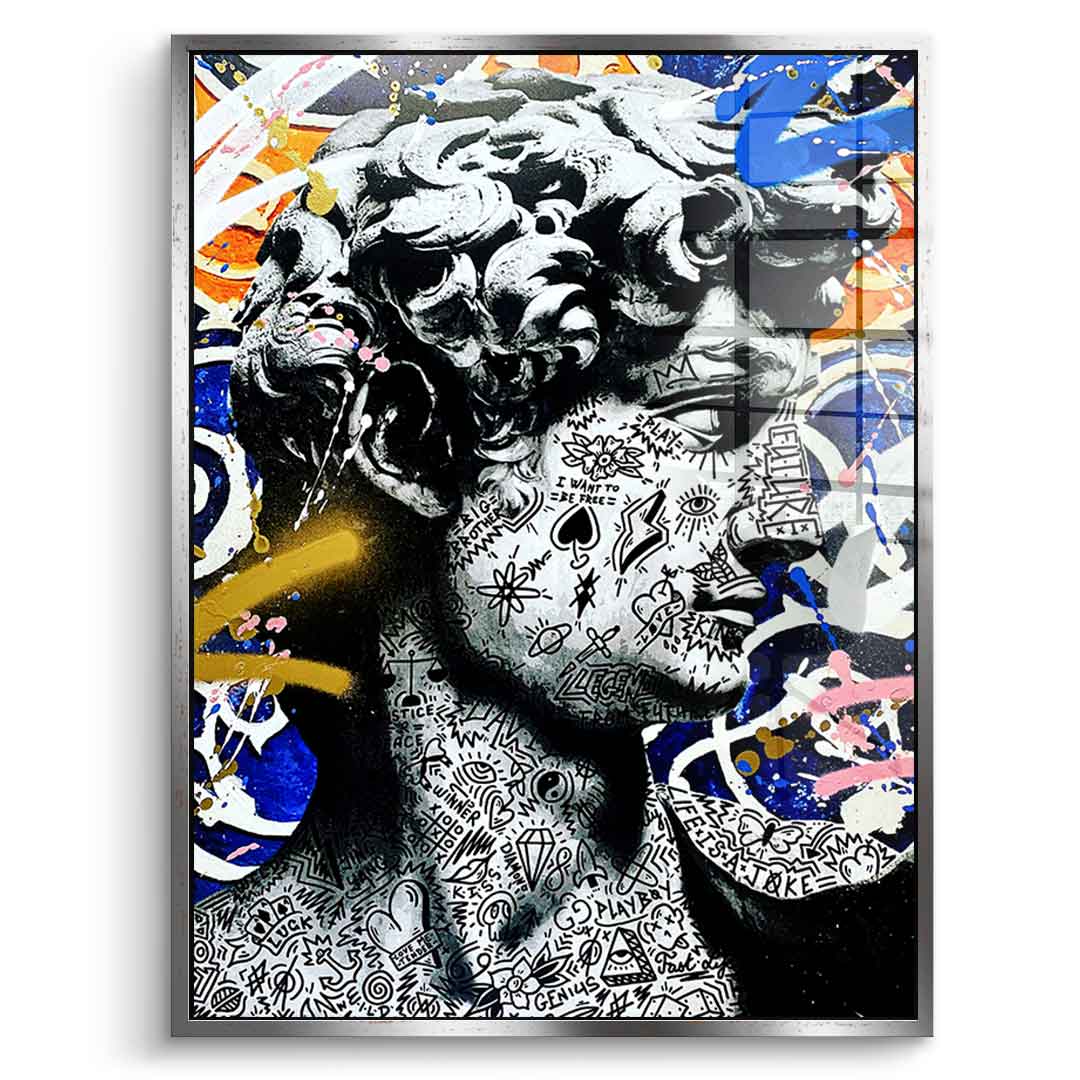 King David - acrylic glass