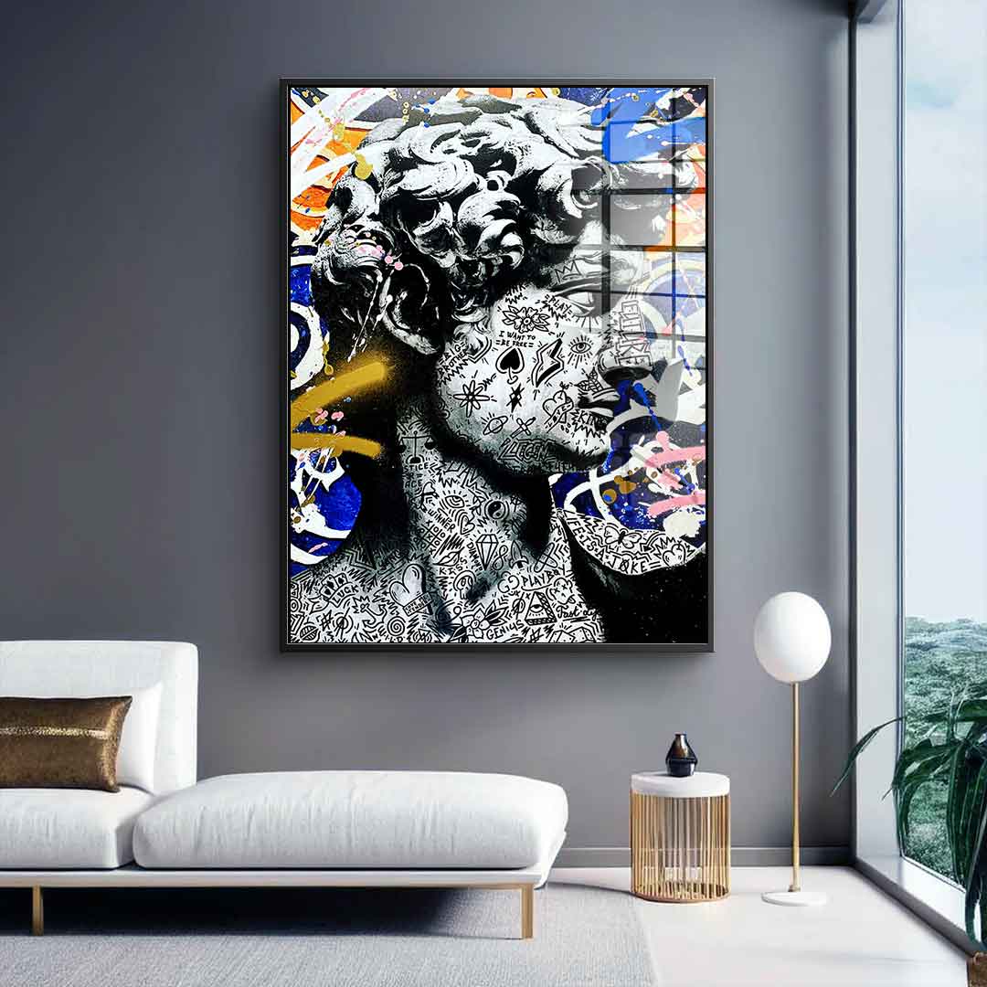 King David - acrylic glass