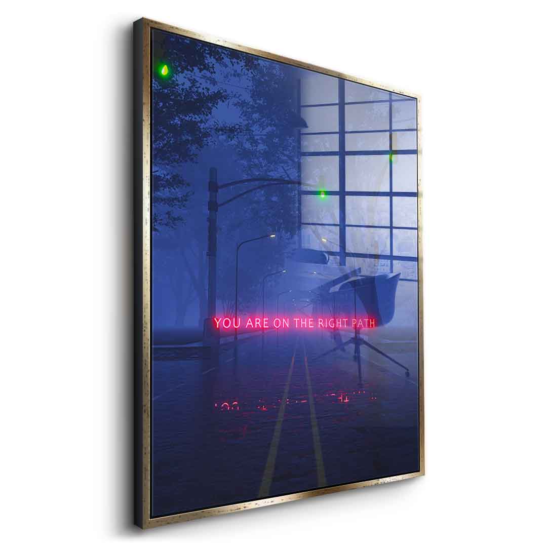 Keep walking - acrylic glass