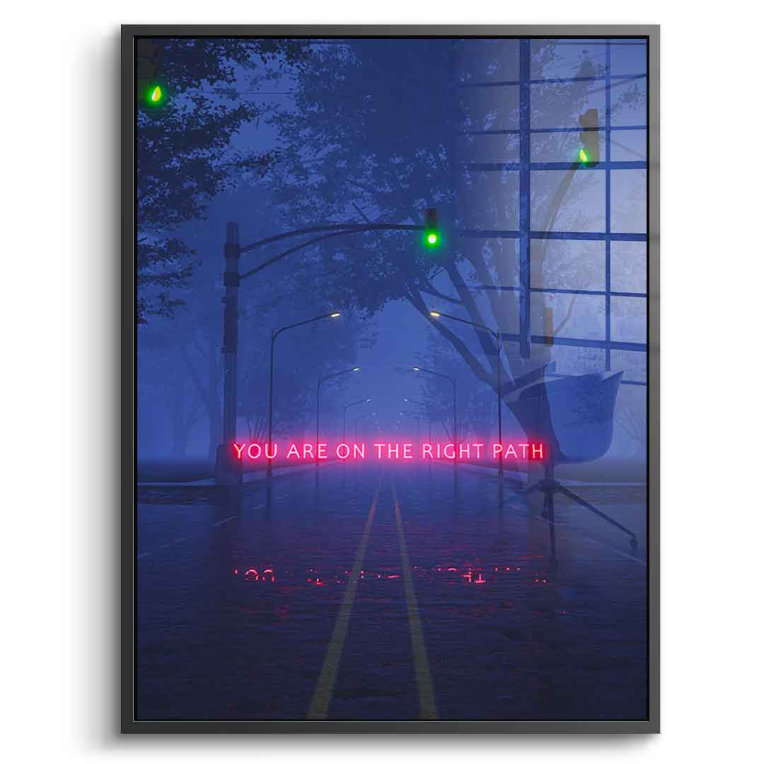 Keep walking - acrylic glass