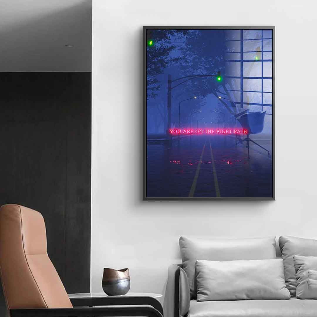 Keep walking - acrylic glass