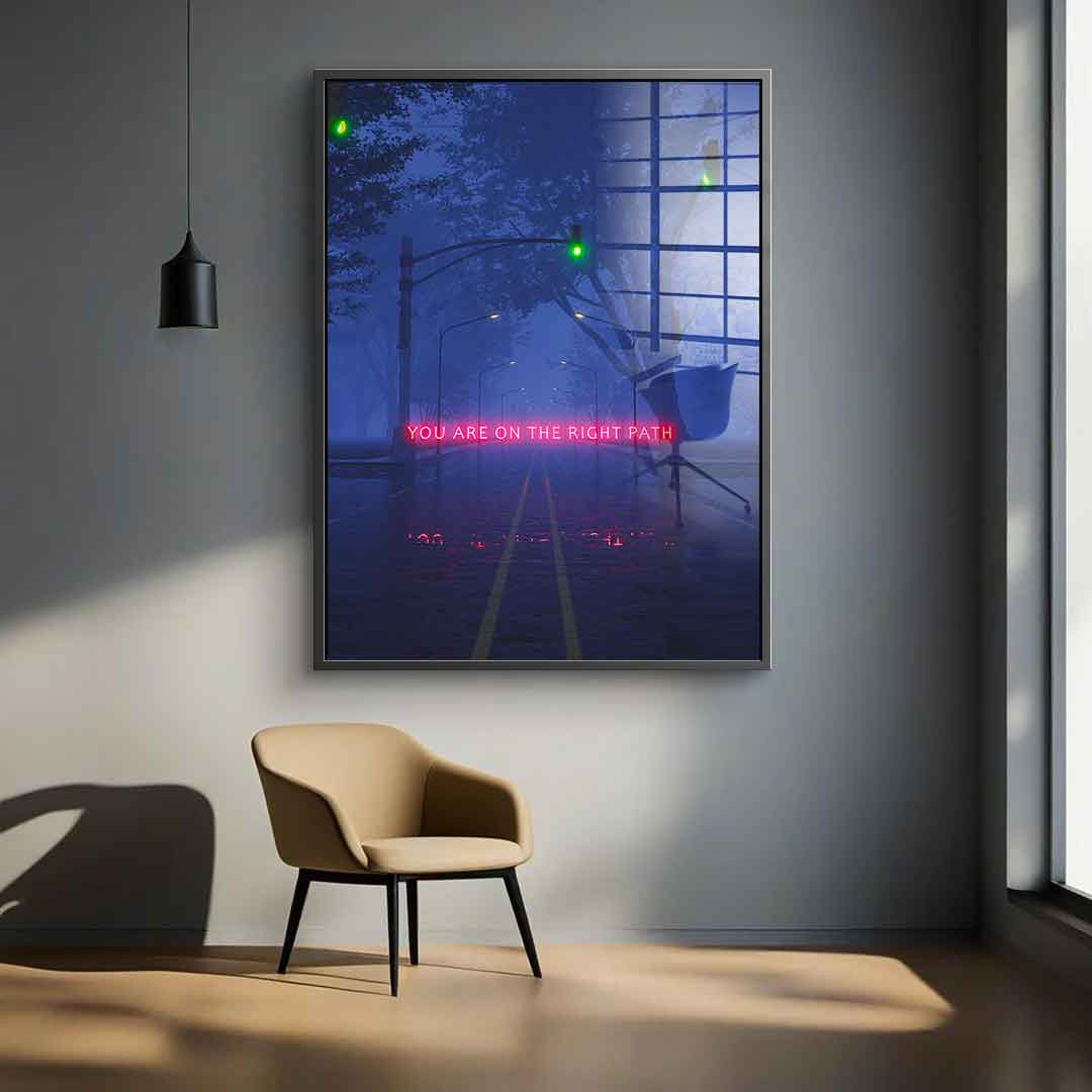 Keep walking - acrylic glass