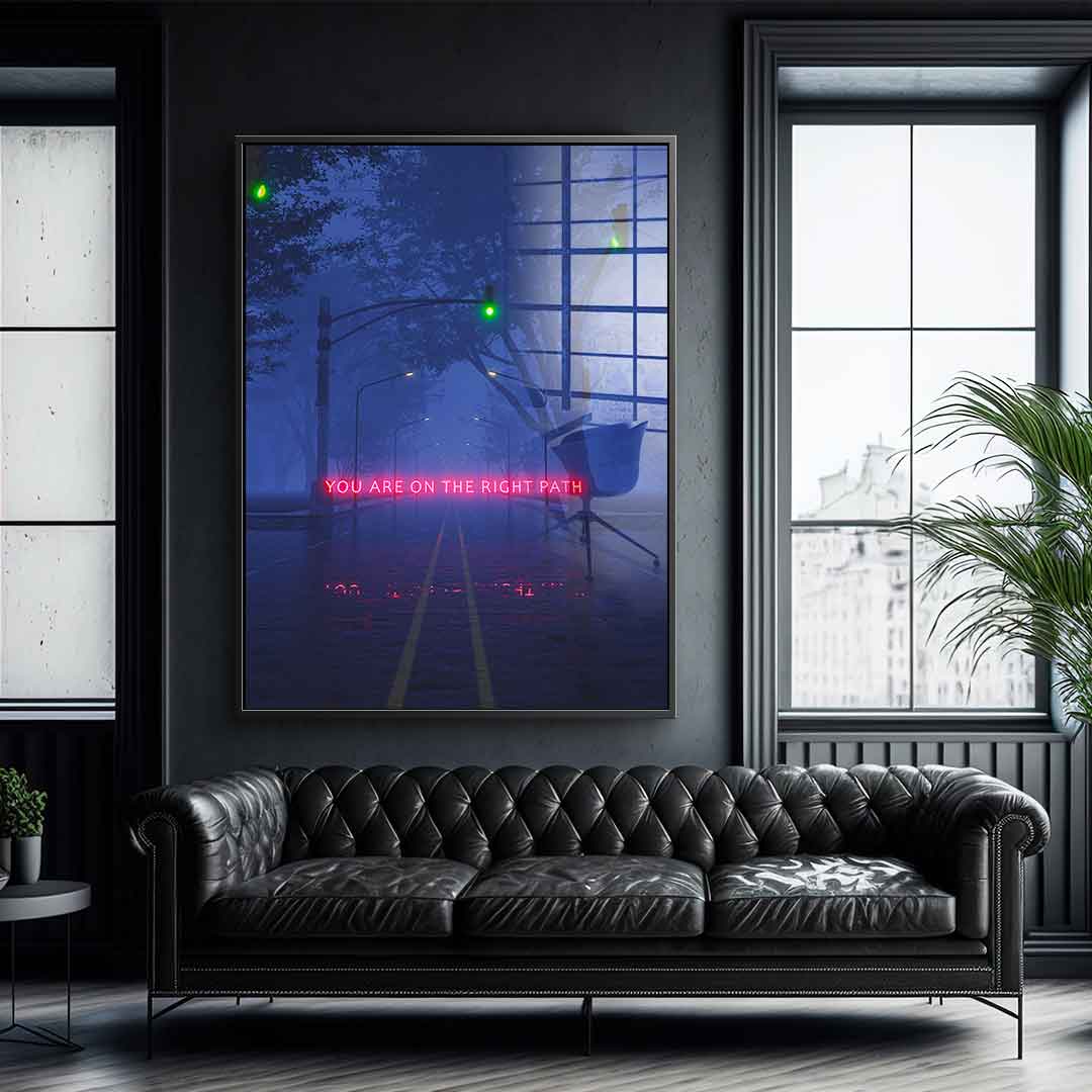 Keep walking - acrylic glass