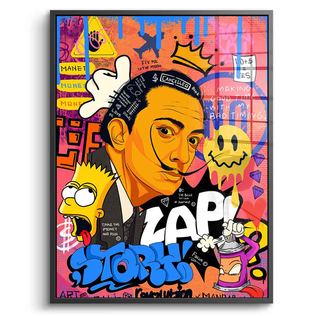 King dali - acrylic glass