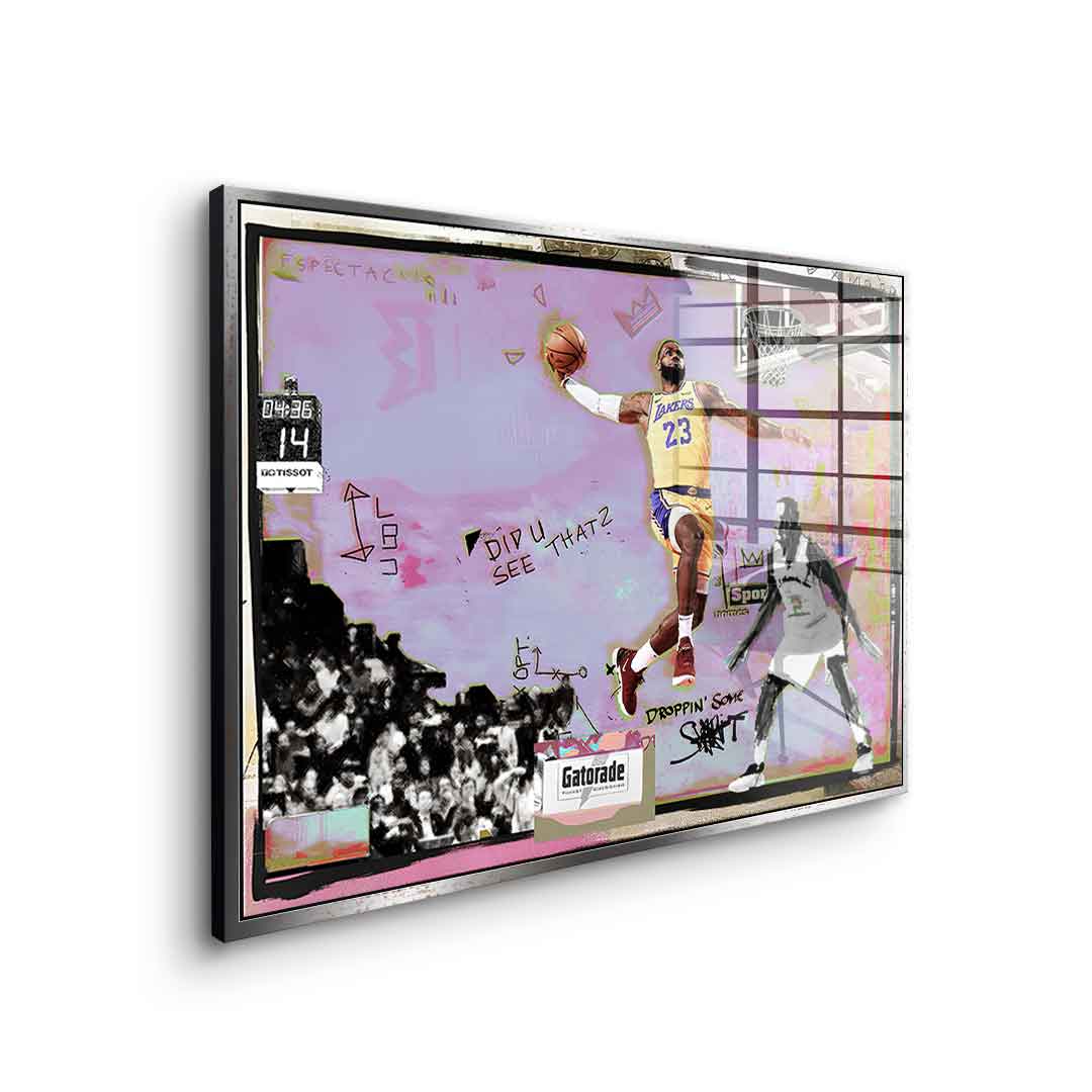 King James - acrylic glass