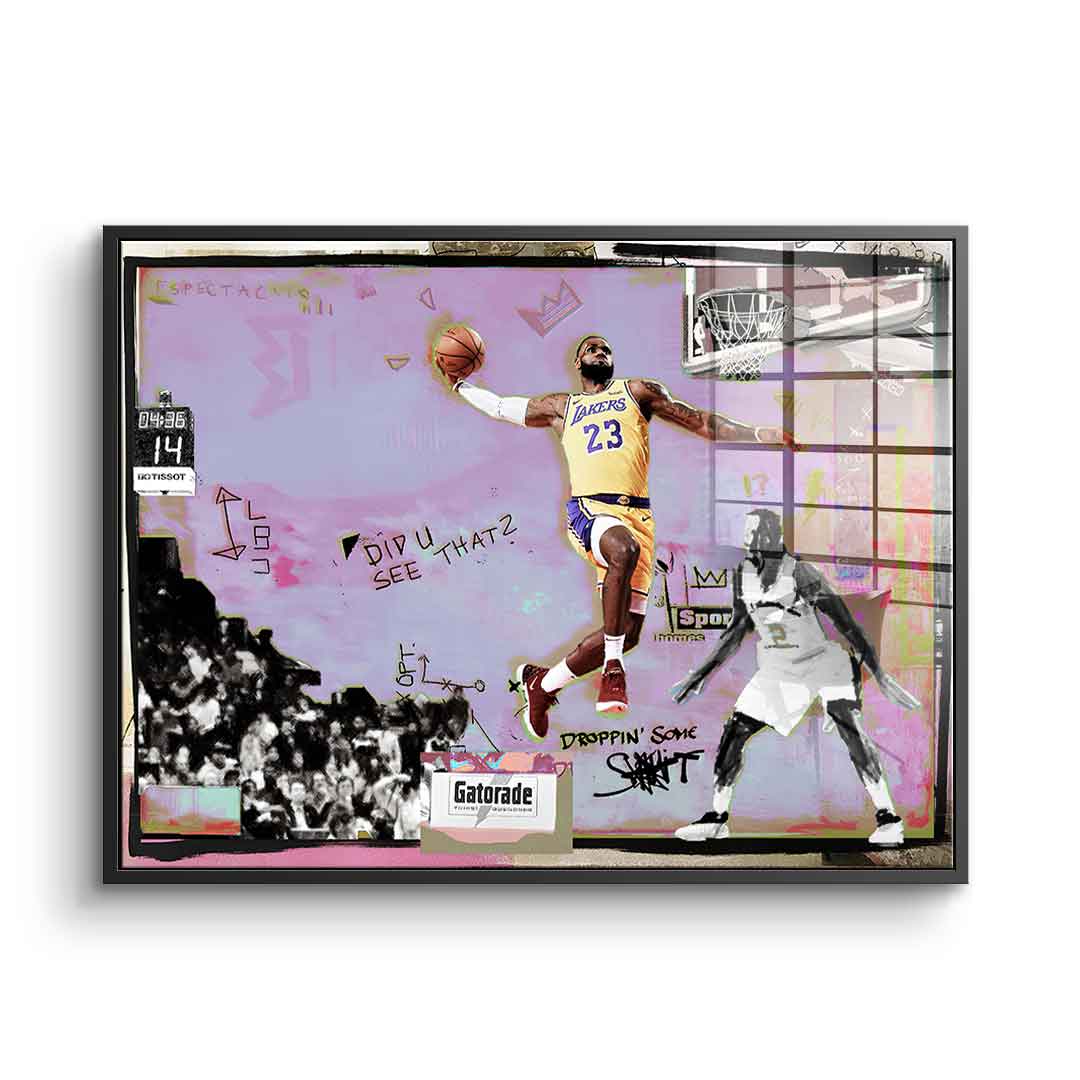 King James - acrylic glass