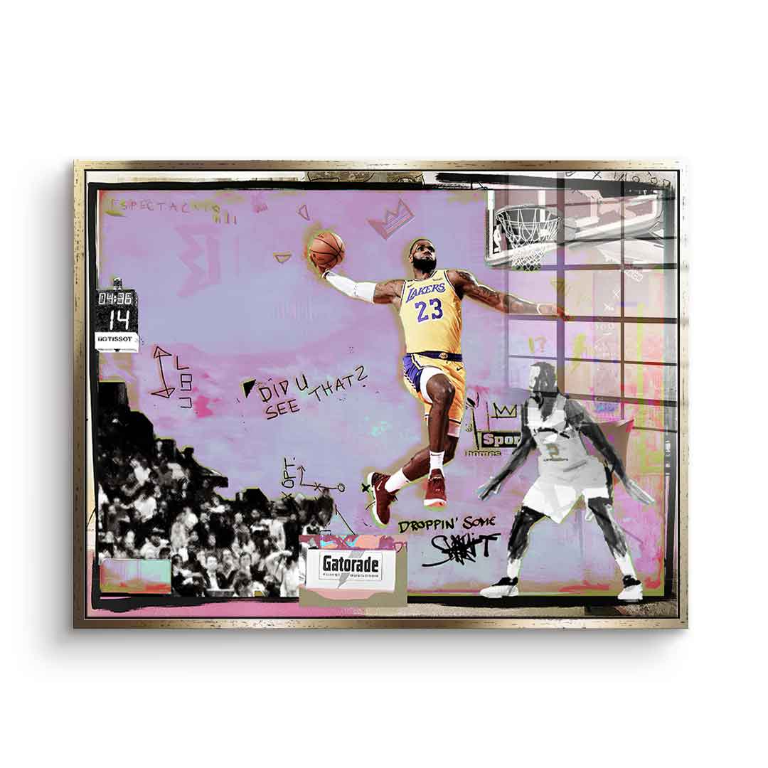 King James - acrylic glass