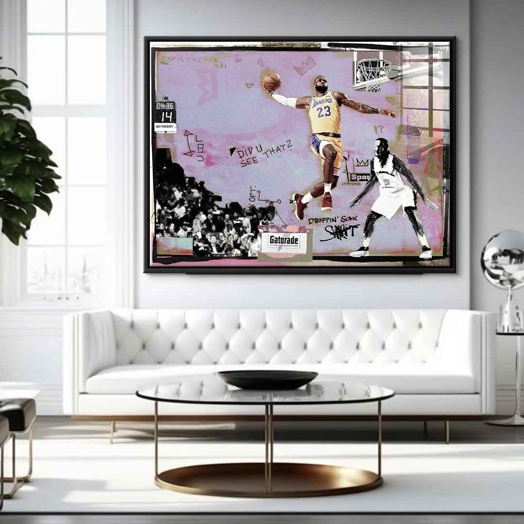 King James - acrylic glass