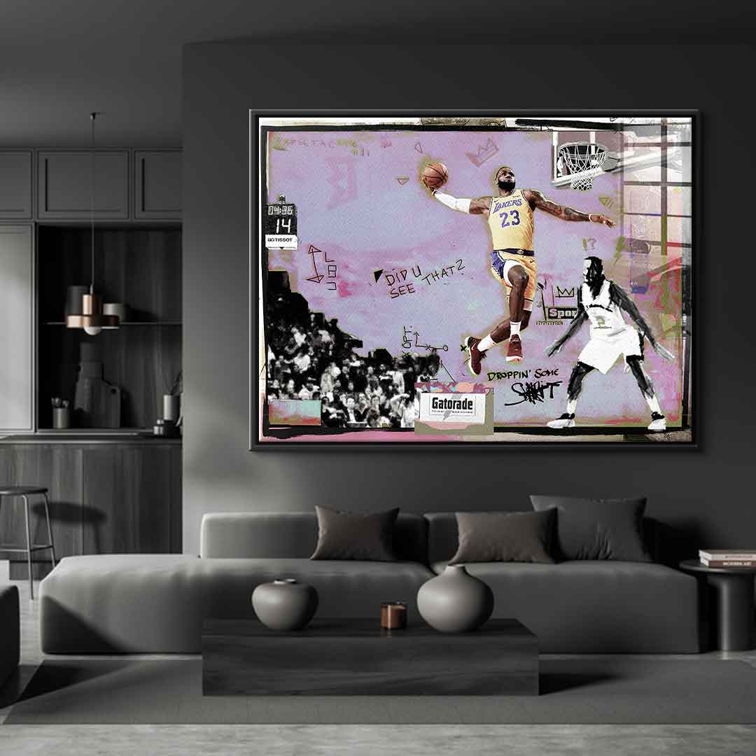 King James - acrylic glass