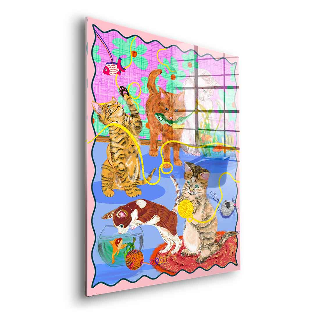 Kitten Playground - Acrylglas