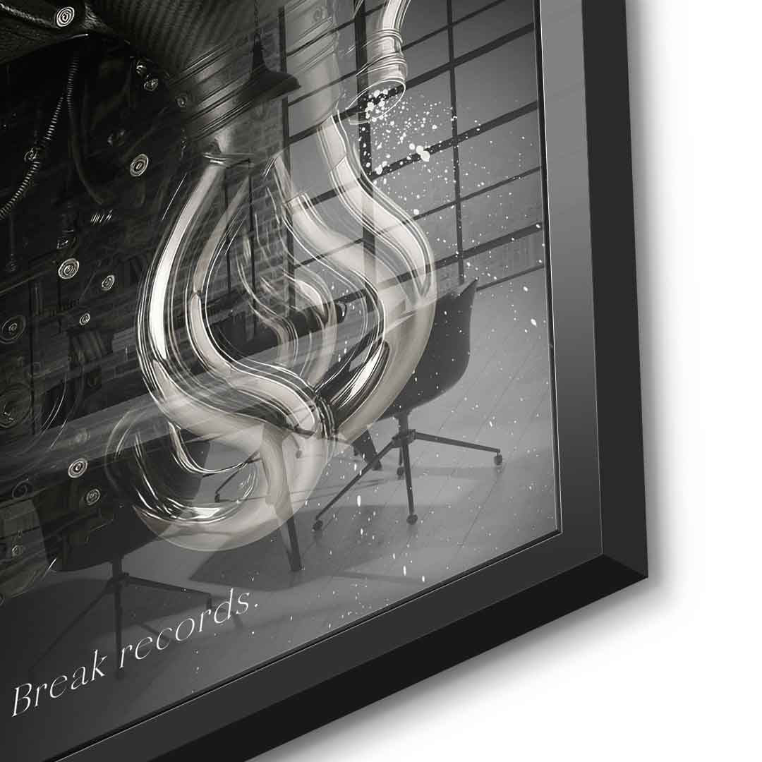 Koenigsegg Engine - acrylic glass