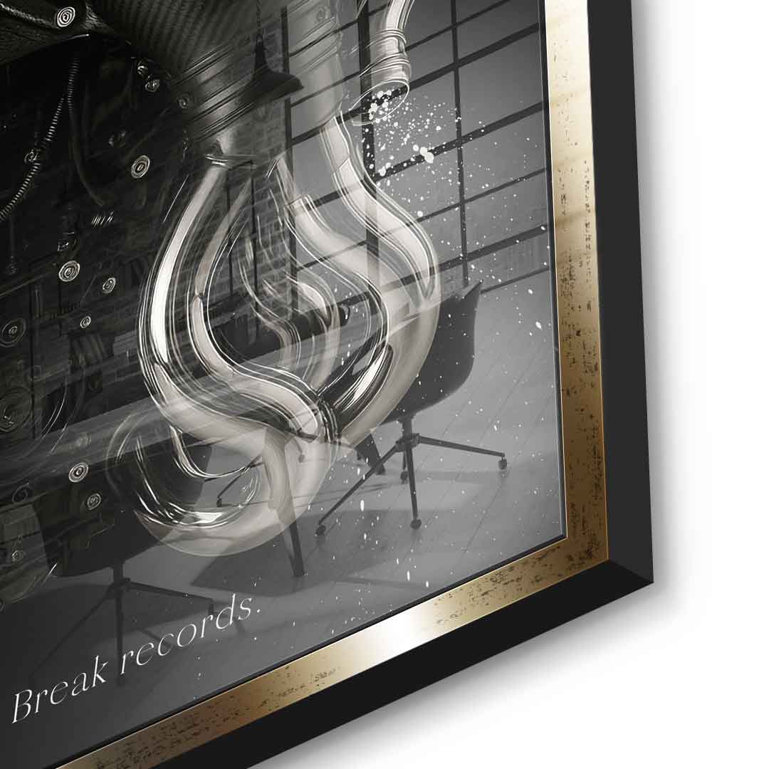 Koenigsegg Engine - acrylic glass