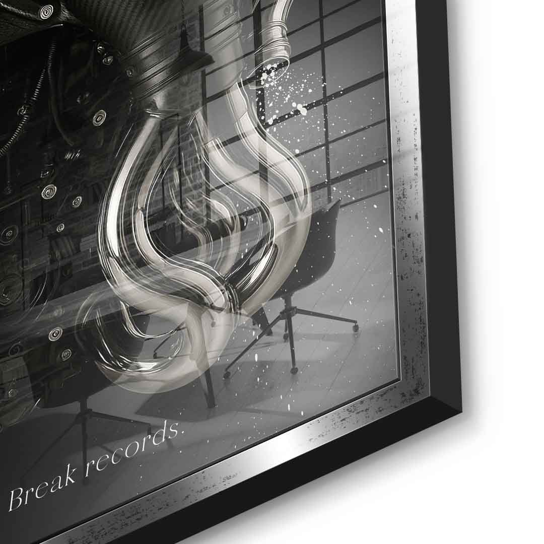 Koenigsegg Engine - acrylic glass