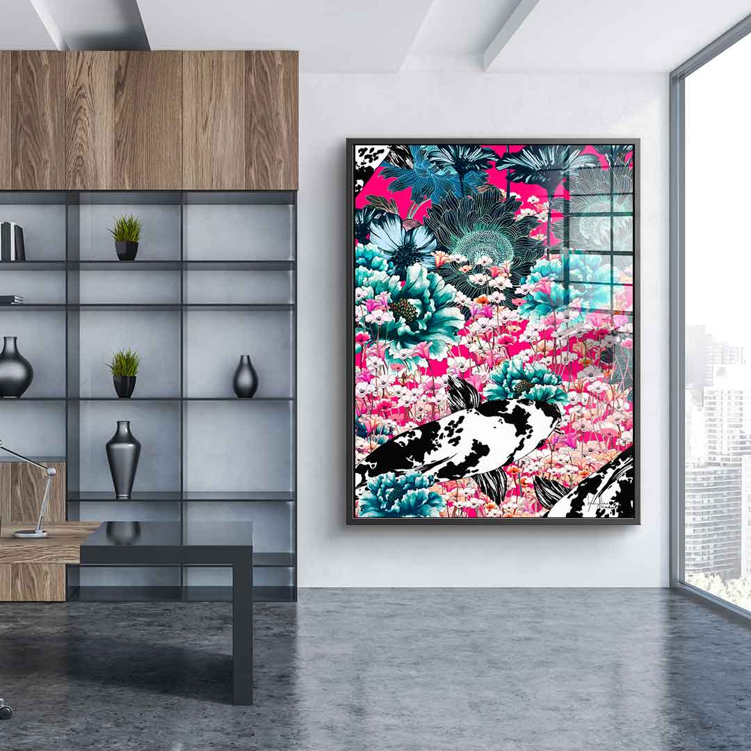 Koi Japan Sun - Acrylglas